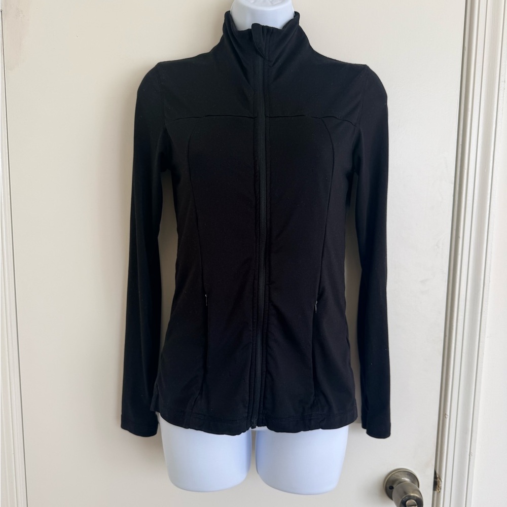Women's Ryderwear Black Zip Jacket